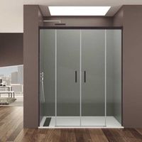 Mampara de ducha Basic Negra dFanton