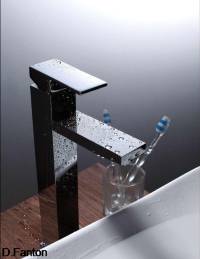 Griferia monomando de lavabo de dFanton - Mod. Quadre